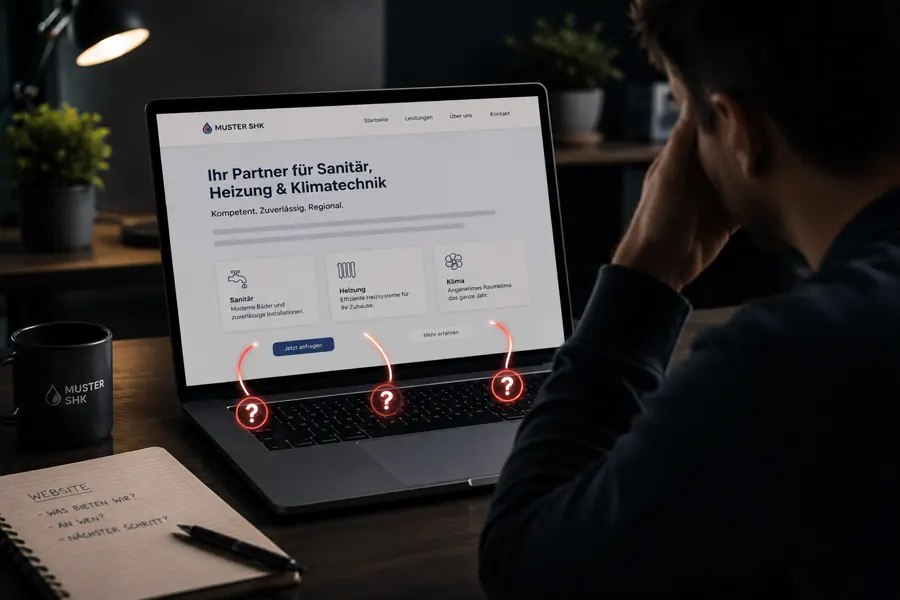 Keine Klarheit — verwirrende Navigation